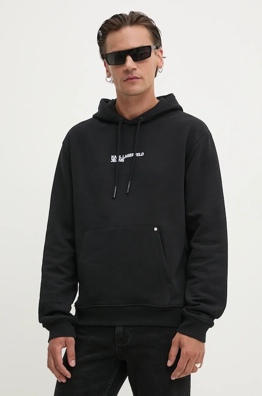 Oblečení Mikina Karl Lagerfeld Jeans 246D1805 černá