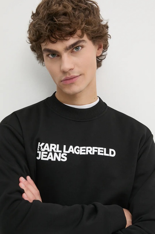 Karl Lagerfeld Jeans bluza negru 246D1808