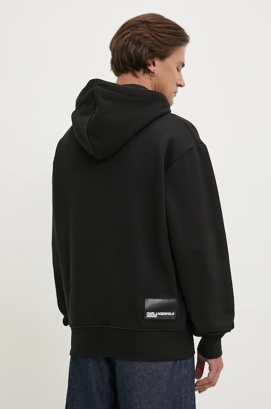 Odzież Karl Lagerfeld Jeans bluza bawełniana 246D1806 czarny