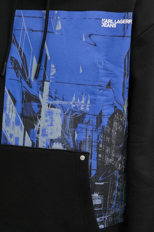 Karl Lagerfeld Jeans bluza bawełniana czarny 246D1806
