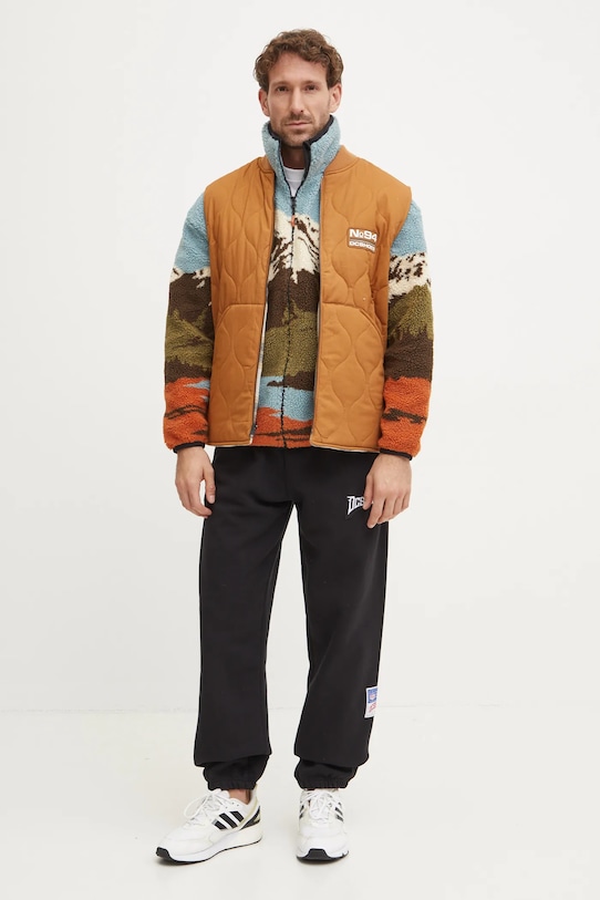 Флісова кофта Picture Hafdals MSW411 коричневий AW24