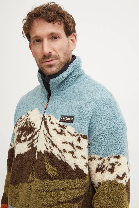 Флісова кофта Picture Hafdals коричневий MSW411