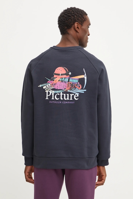 Хлопковая кофта Picture Toanah тёмно-синий MSW0459