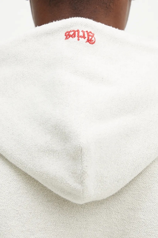 Aries cotton sweatshirt Reverse Column A Hoodie AR2001202 gray