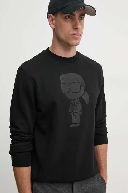 Karl Lagerfeld bluza print negru 544910.705033