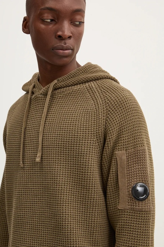 Bavlnený sveter C.P. Company zelená 17CMKN238A005558G