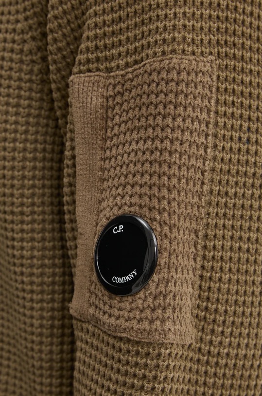 Bavlnený sveter C.P. Company 17CMKN238A005558G zelená