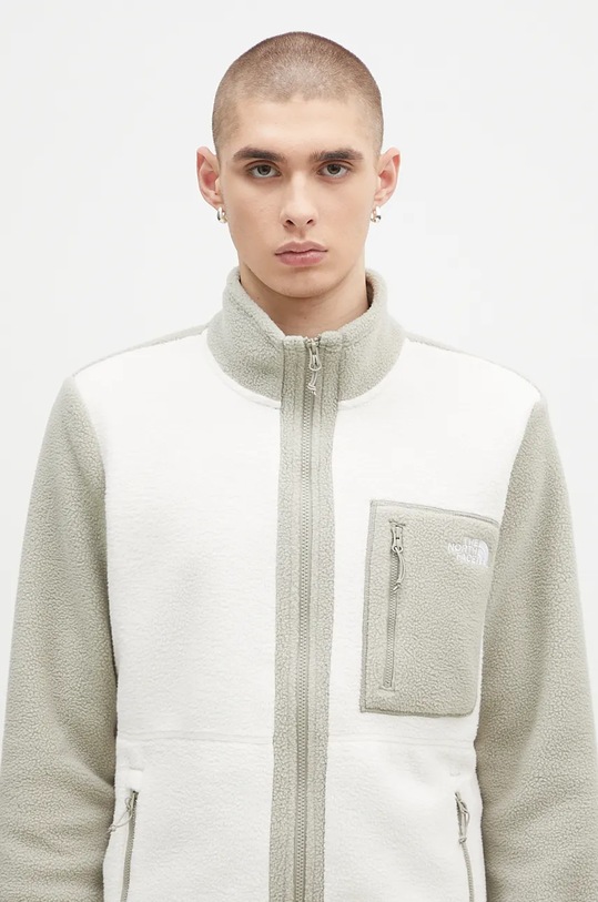 The North Face felpa in pile Yumiori Full Zip bianco NF0A883R9IG1