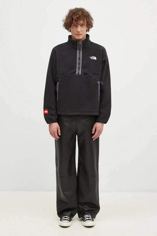 The North Face fleece sweatshirt Fleeski 1/4 Zip Po NF0A88XRJK31 black