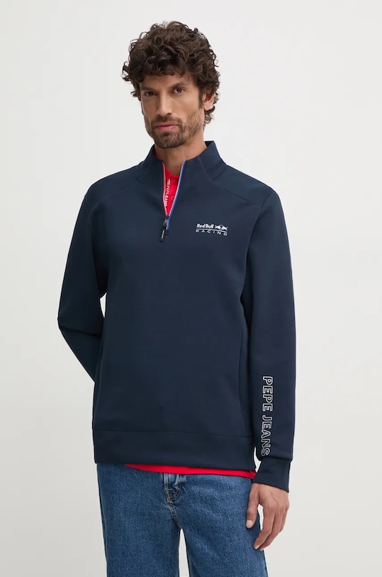 Pepe Jeans bluză Red Bull Racing x Pepe Jeans print bleumarin RM580001