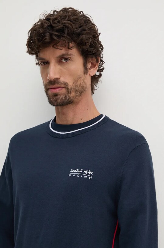 Pepe Jeans pulover de bumbac Red Bull Racing x Pepe Jeans bleumarin RM700007