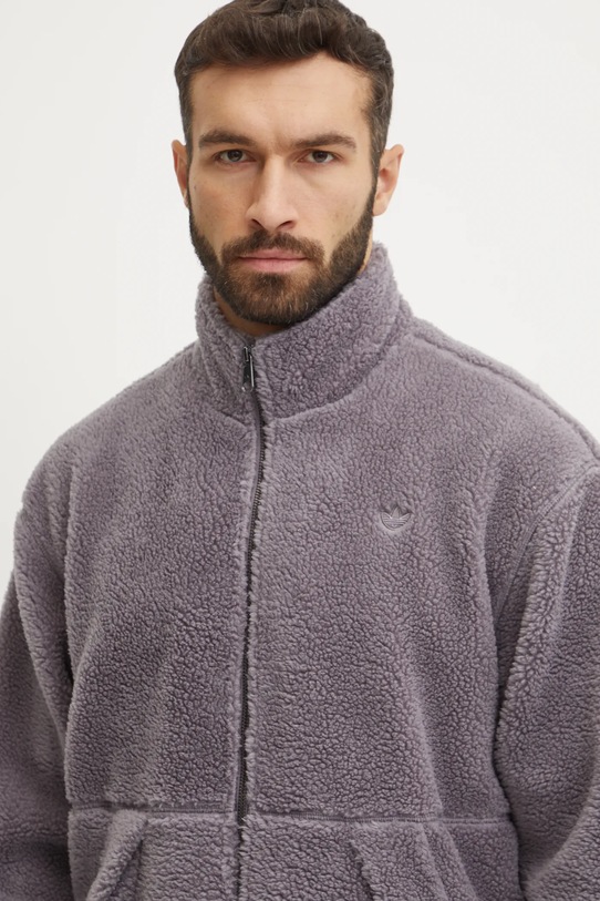 Φλις μπουφάν adidas Originals γκρί IY2255