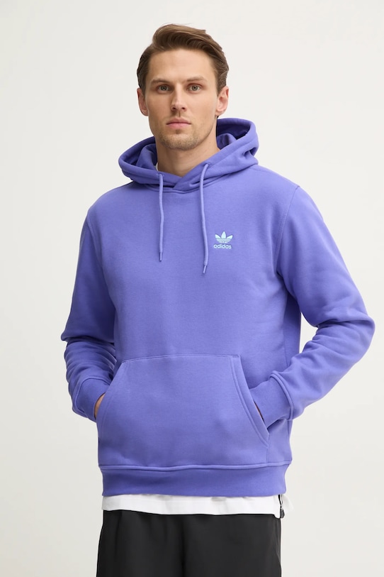 Mikina adidas Originals nášivka fialová IY4926