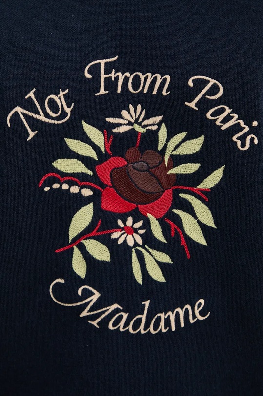 Vlnený sveter Drôle de Monsieur Le Maille Slogan Fleurs E.PO162.WO007.NY