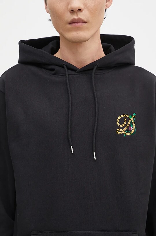 Drôle de Monsieur felpa in cotone Le Hoodie D Raisin nero E.HO170.CO127.BL