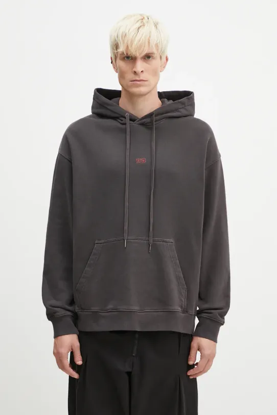 Bavlněná mikina KSUBI Hit List Biggie Hoodie nášivka černá MFA24FL001