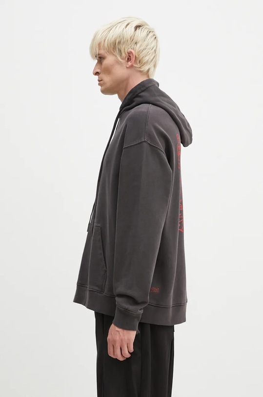 Bavlněná mikina KSUBI Hit List Biggie Hoodie MFA24FL001 černá AW24