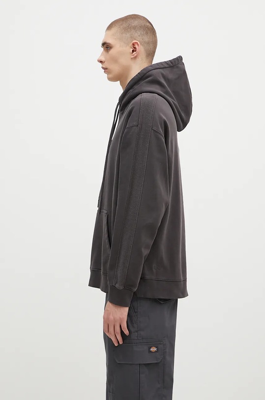 Βαμβακερή μπλούζα KSUBI Inverted Biggie Hoodie MFA24FL009 γκρί AW24