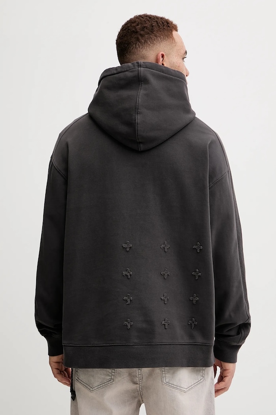 Îmbrăcăminte KSUBI hanorac de bumbac Inverted Biggie Hoodie MFA24FL009 gri