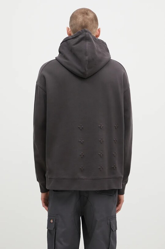 Îmbrăcăminte KSUBI hanorac de bumbac Inverted Biggie Hoodie MFA24FL009 gri