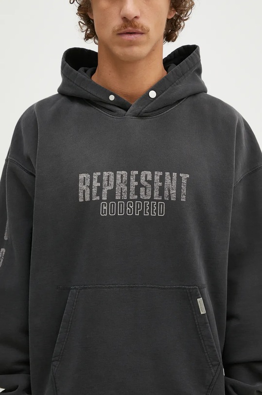 Represent cotton sweatshirt Godspeed Hoodie gray MLM4226.210