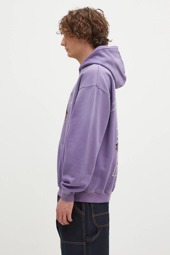 Хлопковая кофта Represent Hermes Hoodie MLM4230.057 фиолетовой SS25