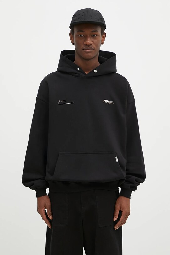 Clothing Represent cotton sweatshirt Patron Of The Club Hoodie MLM4270.001 black