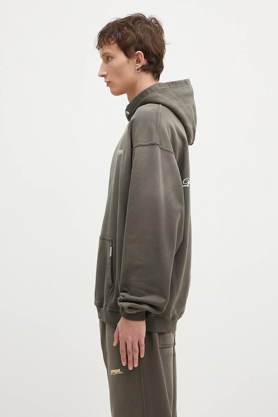 Бавовняна кофта Represent Patron Of The Club Hoodie MLM4270.16 зелений AW25