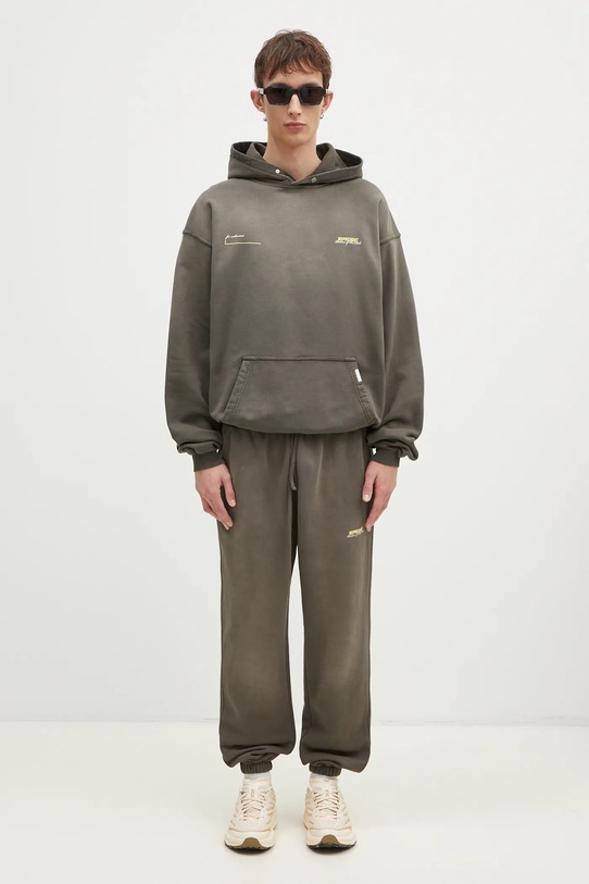 Represent felpa in cotone Patron Of The Club Hoodie MLM4270.16 verde