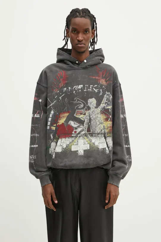 Represent cotton sweatshirt Metallica Master Of Puppets Hoodie cotton gray MLM4374.020
