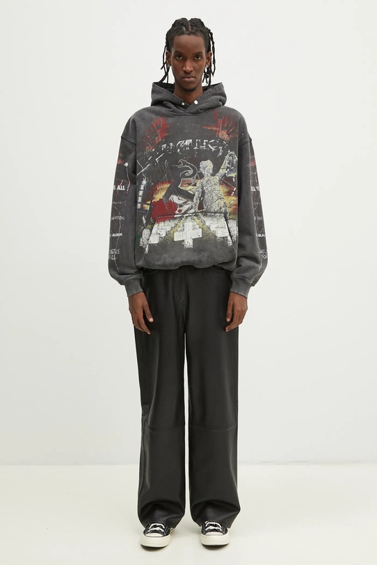 Represent cotton sweatshirt Metallica Master Of Puppets Hoodie MLM4374.020 gray