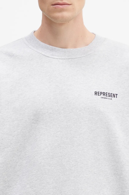 Represent felpa in cotone Represent Owners Club Sweater grigio OCM41115.158