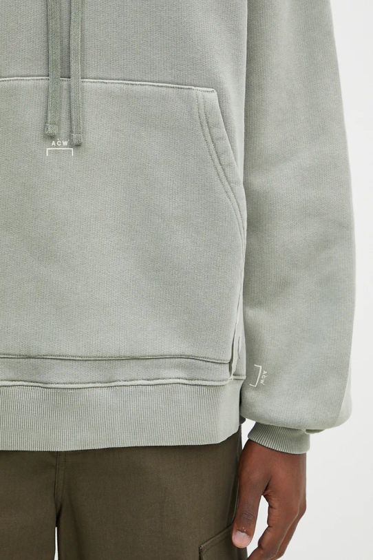 Βαμβακερή μπλούζα A-COLD-WALL* Facade Hoodie γκρί ACWMW200