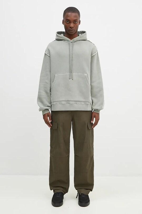 Бавовняна кофта A-COLD-WALL* Facade Hoodie ACWMW200 сірий