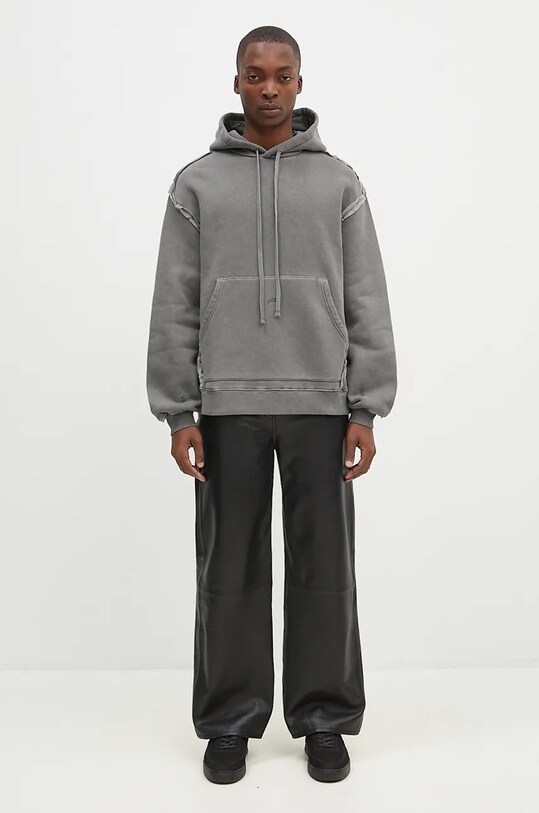 Bavlněná mikina A-COLD-WALL* Facade Hoodie ACWMW200 šedá