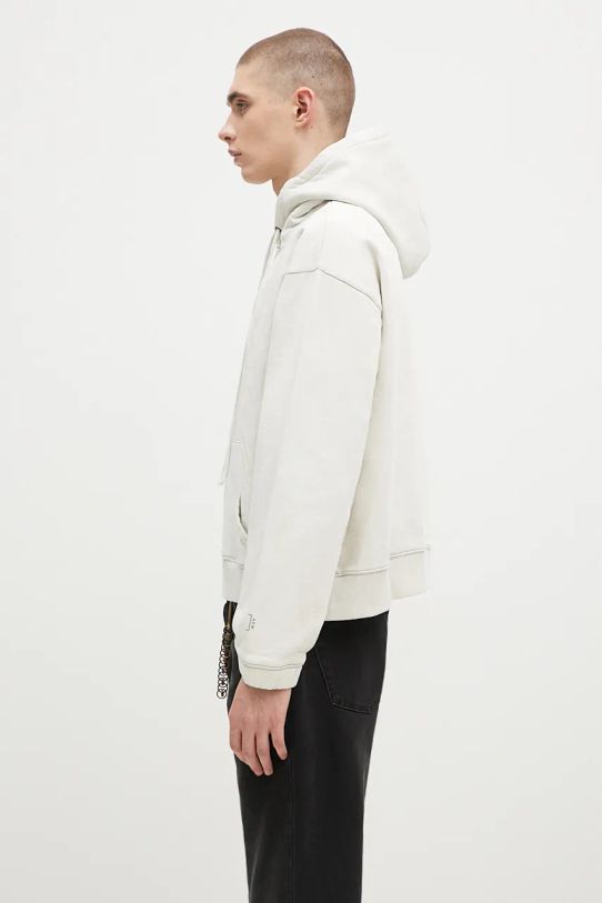 A-COLD-WALL* hanorac de bumbac Millbank Hoodie ACWMW197 bej AW24