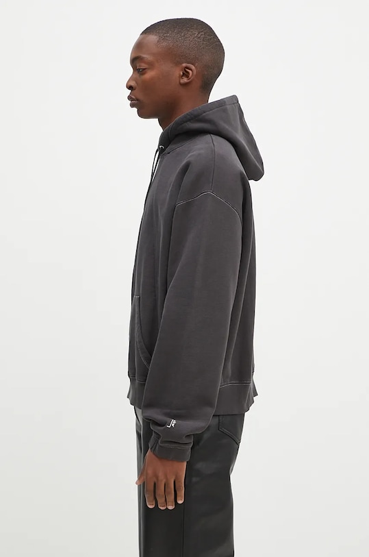 A-COLD-WALL* cotton sweatshirt Millbank Hoodie ACWMW197 gray AW24