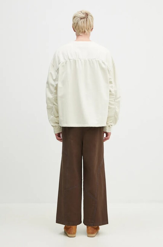 Одяг Бавовняна кофта A-COLD-WALL* Shroud Crewneck ACWMW206 бежевий