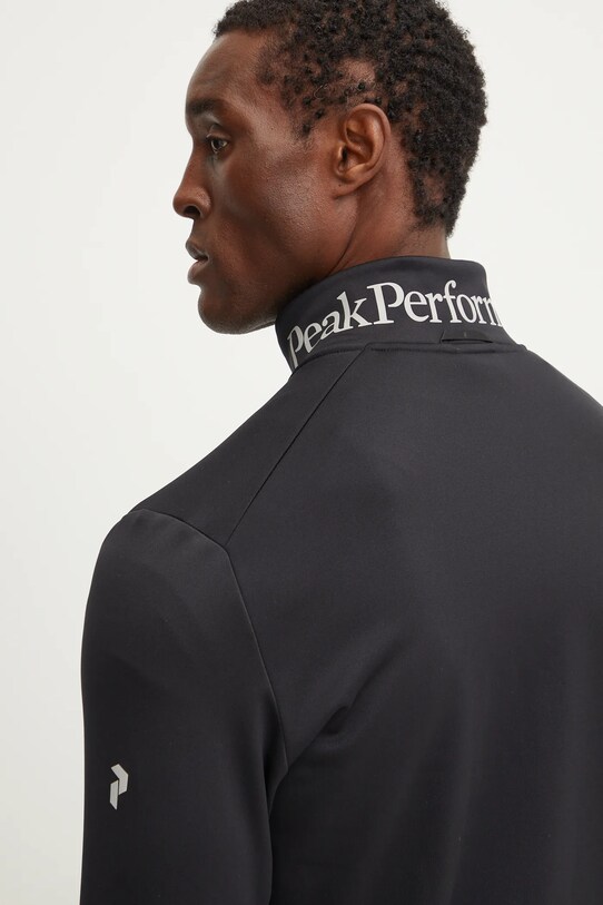 Športová mikina Peak Performance Rider Tech čierna G79551