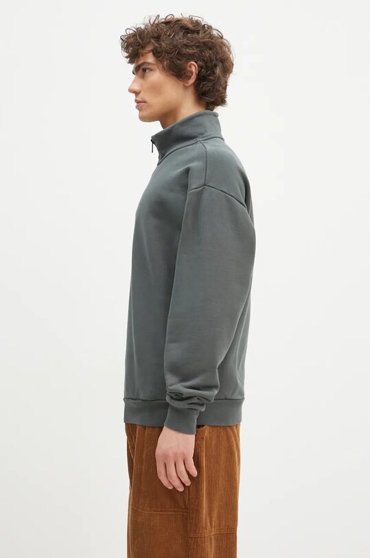 Napapijri bluza bawełniana B-Premium Hz NP0A4I6NG1S1 zielony AW24