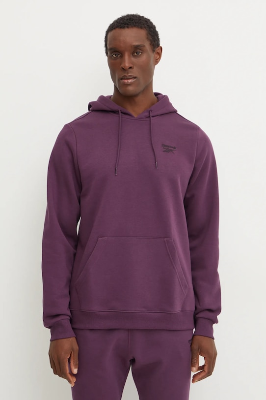 Кофта Reebok IDENTITY з капюшоном фіолетовий 100205996