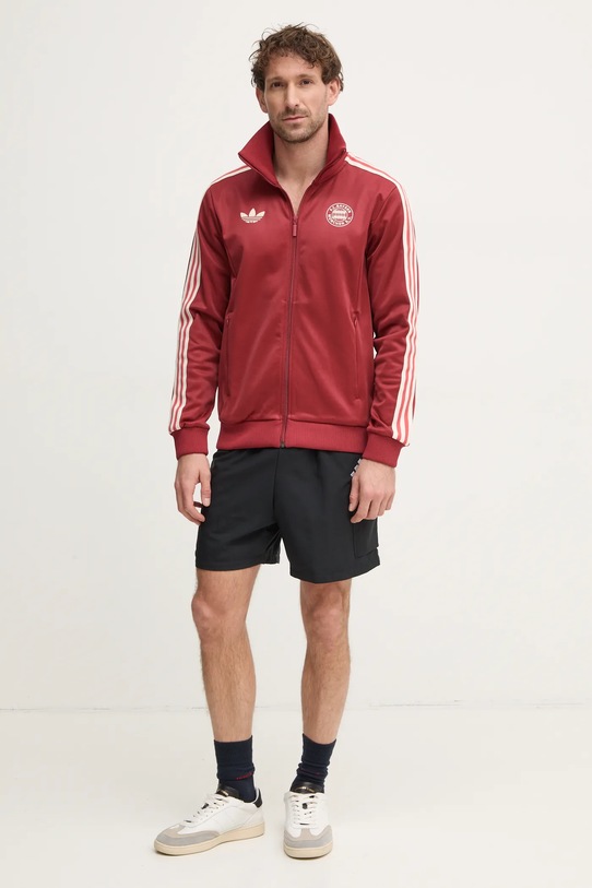 Mikina adidas Originals F.C. BAYERN IY0047 burgundské AW24