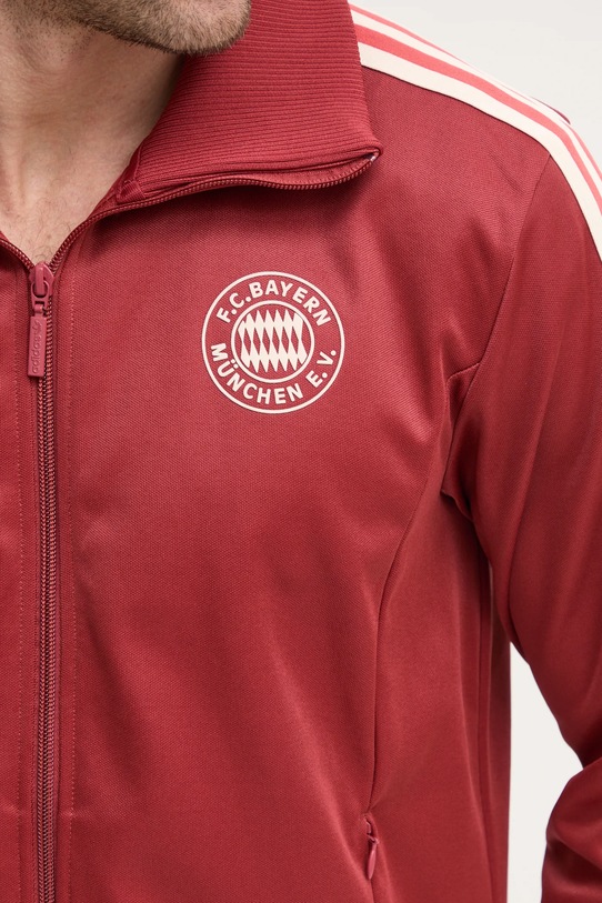 Mikina adidas Originals F.C. BAYERN IY0047 burgundské