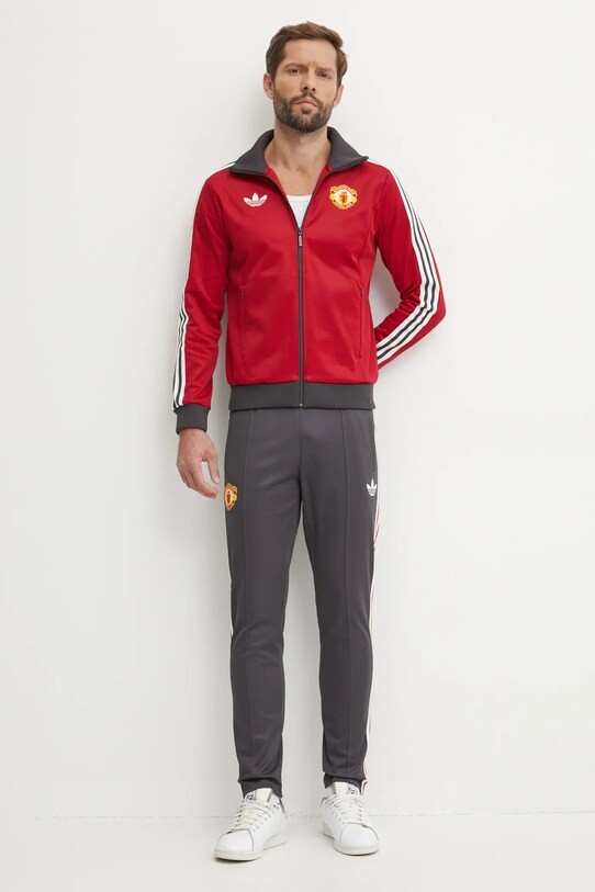 adidas Originals bluza Manchester United IY0055 rosu AW24