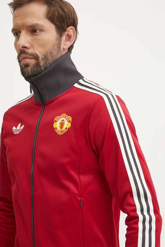 Mikina adidas Originals Manchester United červená IY0055