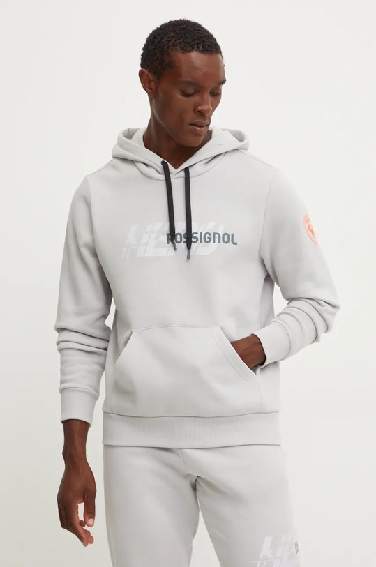 Rossignol hanorac de bumbac HERO print gri RLNMS01
