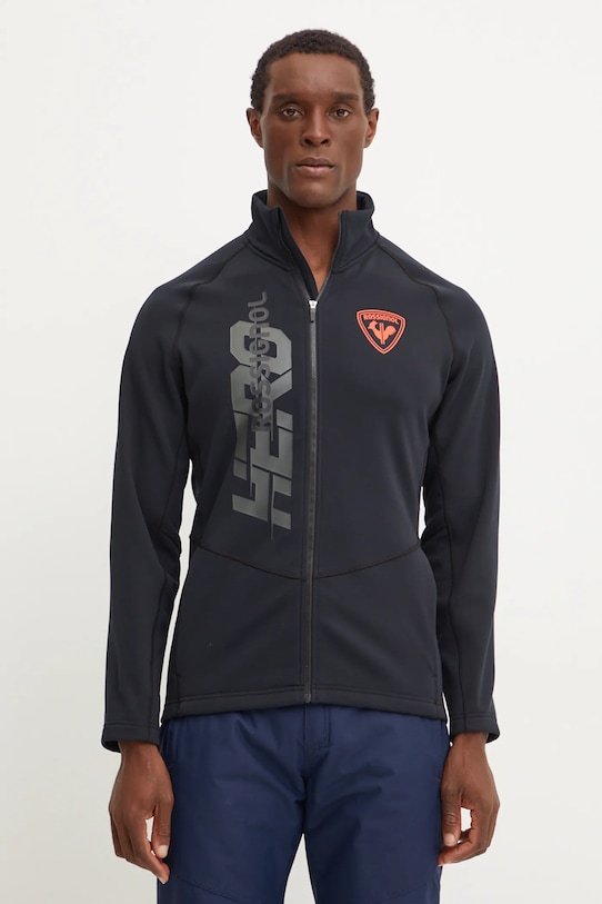 Спортивна кофта Rossignol Hero Classique без капюшона чорний RLNML13