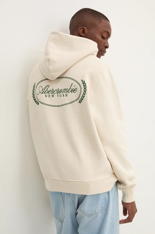 Abercrombie & Fitch bluza imprimeu bej KI122.4231.100