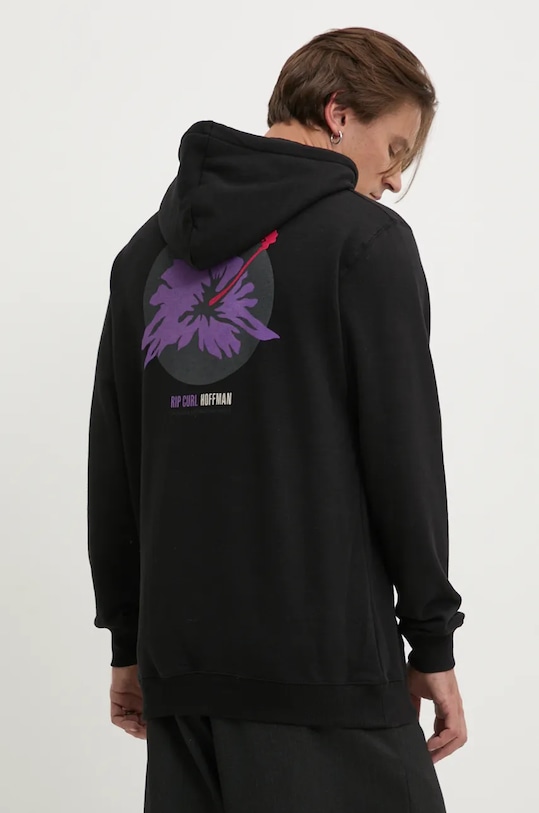 Mikina Rip Curl SURF REVIVAL s kapucí černá 05VMFL