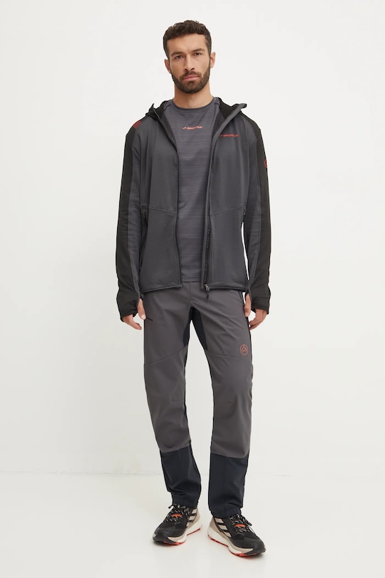 Sportovní mikina LA Sportiva Upendo L67900322 šedá AW24